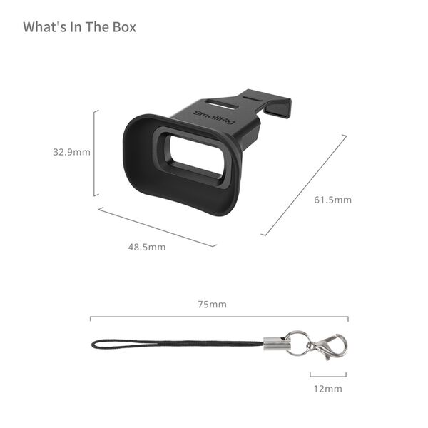 SmallRig Camera Viewfinder Eyecup für Sony Alpha 7C II/Alpha 7CR (4819) 
