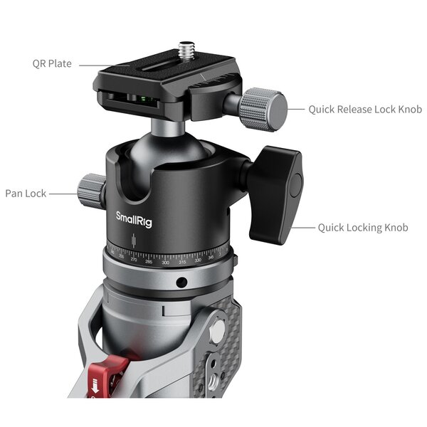 SmallRig Carbon Fiber Photography Monopod 