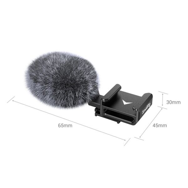 SmallRig 3526 Cold Shoe Adapter mit Windshield  Sony ZV E10