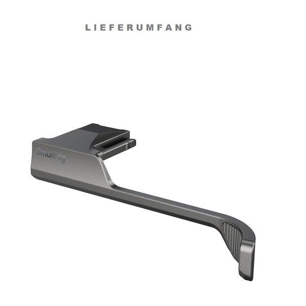 SmallRig Daumengriff für FUJIFILM X half  Holzkohle-Silber