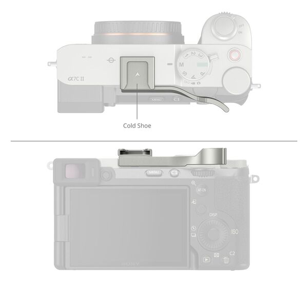 SmallRig Daumengriff für Sony Alpha 7C II / Alpha 7CR / Alpha 7C  silber