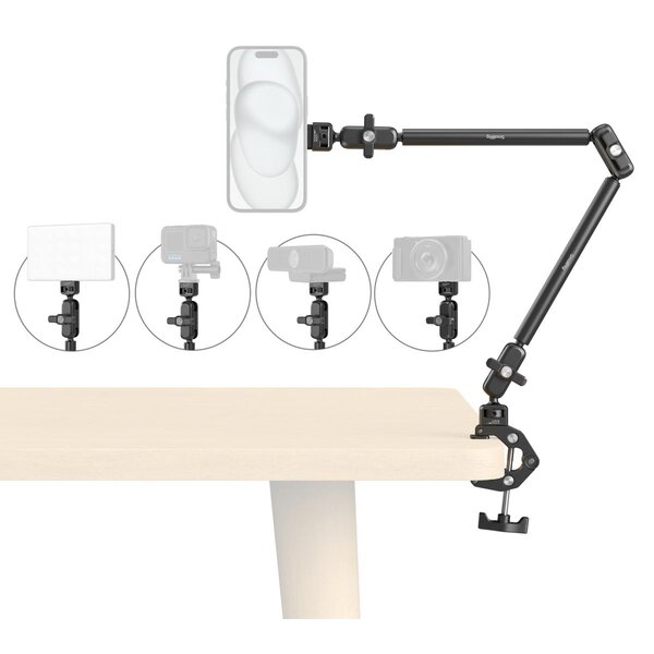 SmallRig Desktop Magic Arm mit krabbenförmigem Klemmensatz  MagSafe-Compatible-Version