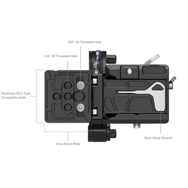 SmallRig Drehbares Horizontal- Vertikal Montageplatten-Kit  Sony Series 4244
