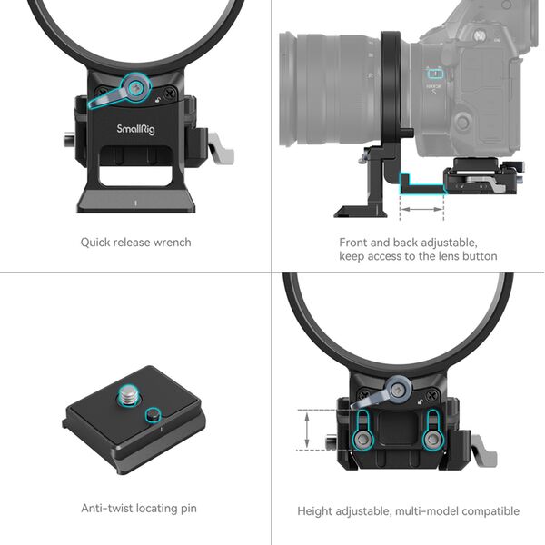 SmallRig Drehbares Horizontal- Vertikal Montageplatten-Kit  Nikon Z Series 4306
