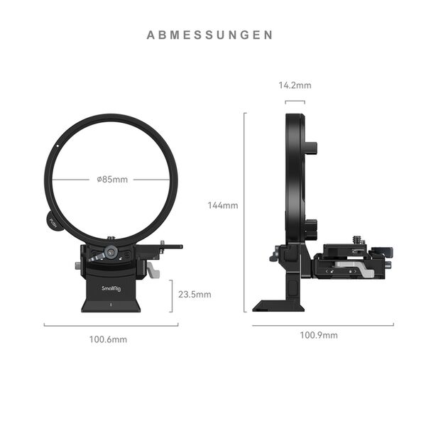 SmallRig Drehbares Horizontal- Vertikal Montageplatten-Kit  FUJIFILM GFX Series 4305