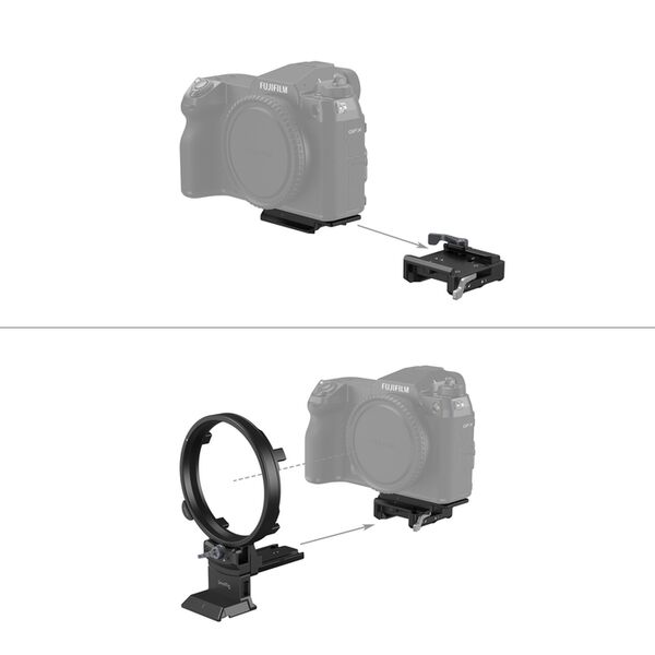 SmallRig Drehbares Horizontal- Vertikal Montageplatten-Kit  FUJIFILM GFX Series 4305