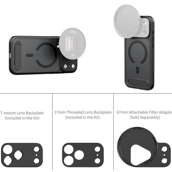 SmallRig FilMov Leichte Fotografie-Handyhülle für iPhone  17 Pro schwarz