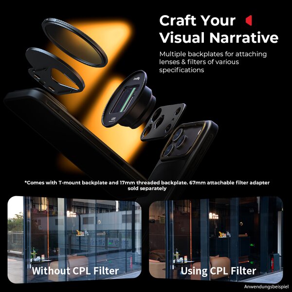 SmallRig FilMov Leichte Fotografie-Handyhülle für iPhone  17 Pro schwarz
