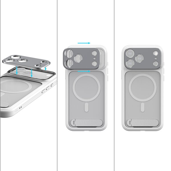 SmallRig FilMov Leichte Fotografie-Handyhülle für iPhone  17 Pro weiß