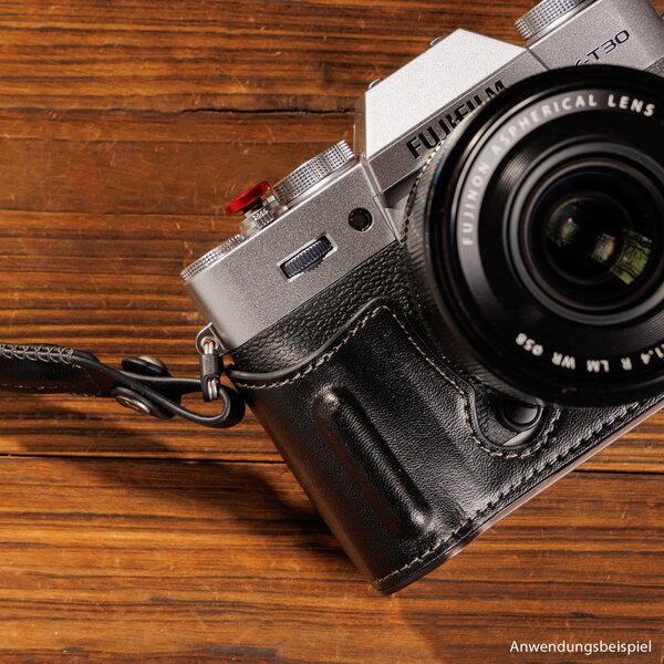 SmallRig Halbschalen-Set aus Leder für FUJIFILM X-T30 III / X-T30 II / X-T30  schwarz