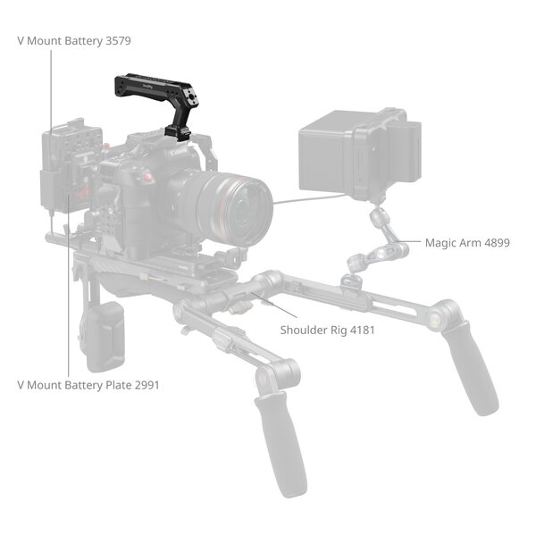 SmallRig HawkLock H21 Schnellverschluss-Obergriff 