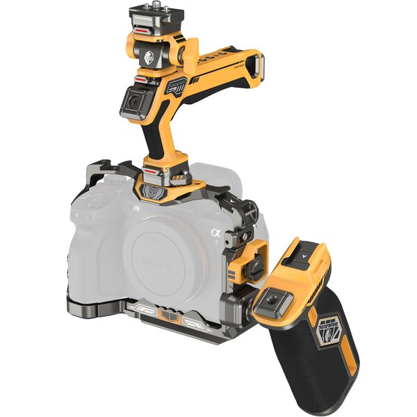 SmallRig HawkLock Quick Release Cage Kit für Sony A7R V / A7 IV / A7S III (Advanced) (BumbleBee Edition) 