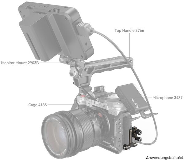 SmallRig Kabelklemme 4147 HDMI/USB-C  Fujifilm X-T5 Cages