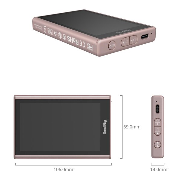 SmallRig Kabelloser Display-Spiegelungsadapter für Mobiltelefone (Selfie Kit) 