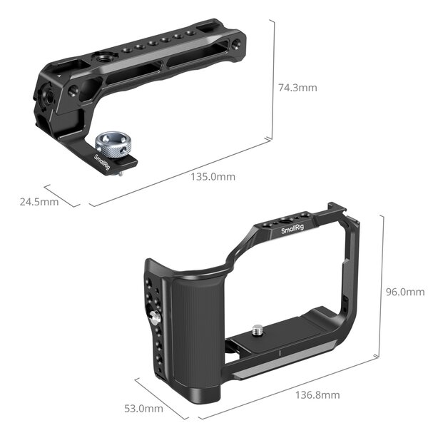 SmallRig Käfig für Canon EOS R50 V mit Griff  schwarz