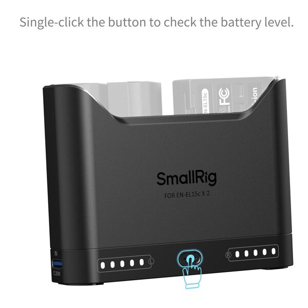 SmallRig Kamera-Akkuladegerät  EN-EL15c
