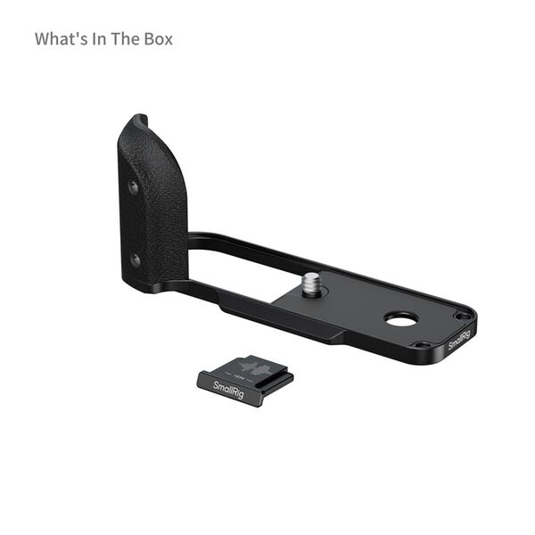 SmallRig L-förmige Montageplatte mit Silikongriff für FUJIFILM X half  schwarz