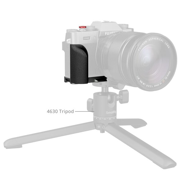SmallRig L-förmiger Griff für FUJIFILM X-T30 III / X-T30 II / X-T30  Silikon Holzkohle-Silber