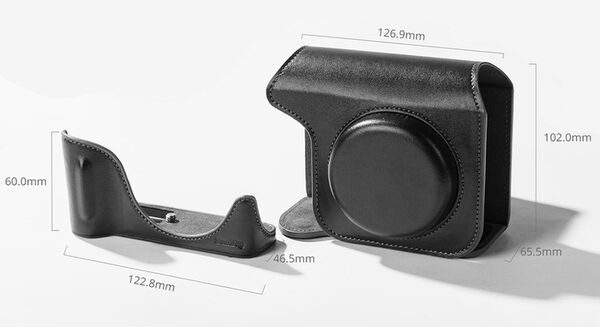 SmallRig Leder Tasche Kit für Canon PowerShot V1  schwarz