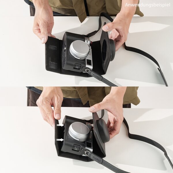 SmallRig Ledertasche für FUJIFILM X100VI  schwarz