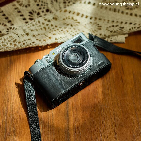 SmallRig Ledertasche für FUJIFILM X100VI  schwarz
