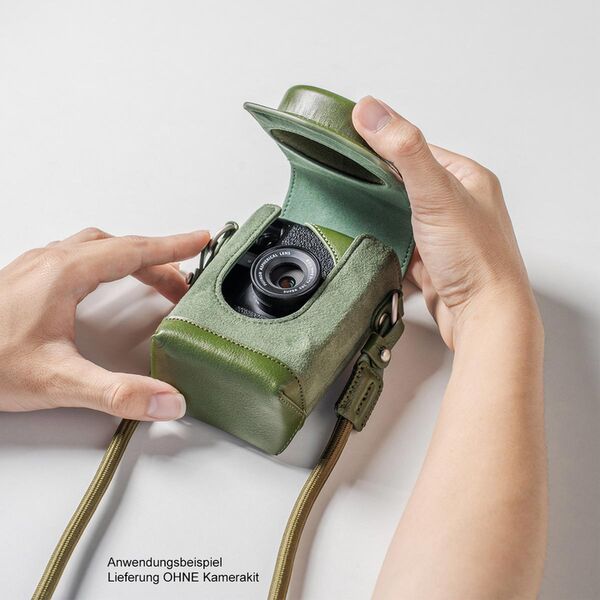 SmallRig Ledertaschen-Set für FUJIFILM X half  grün
