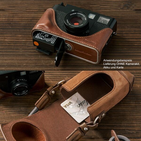 SmallRig Ledertaschen-Set für FUJIFILM X half  braun