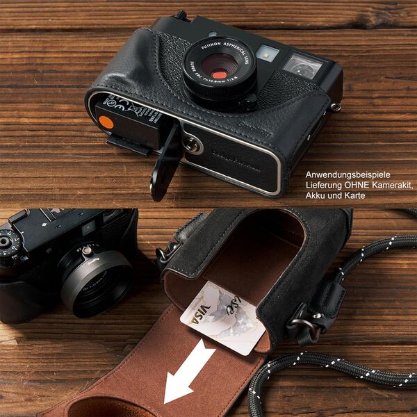 SmallRig Ledertaschen-Set für FUJIFILM X half  schwarz