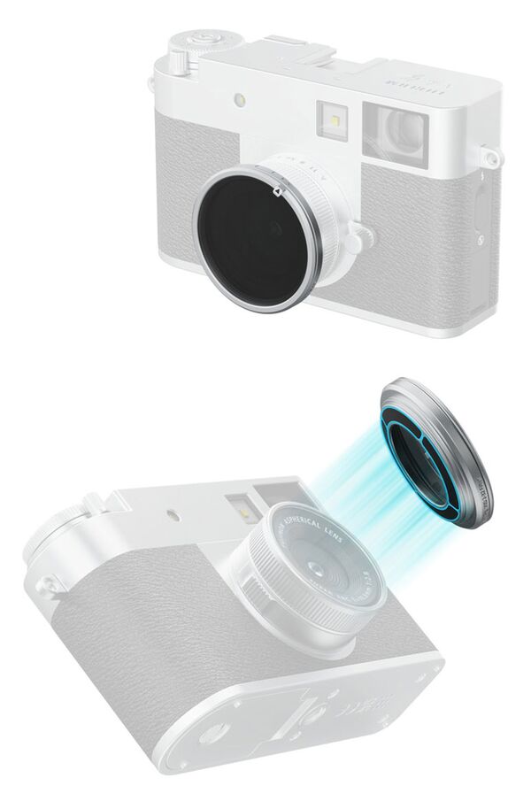 SmallRig Magnetischer VND-Filter ND2 - ND32 für FUJIFILM X half  silber