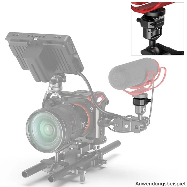 SmallRig Multifunktions Cold Shoe Montage mit Sicherheitsfreigabe 