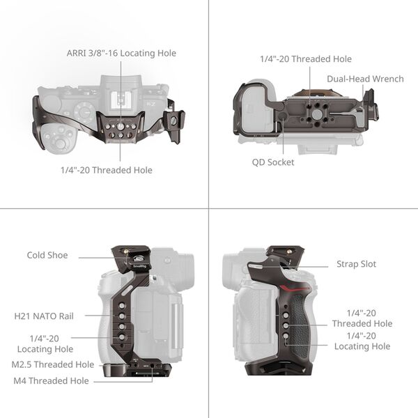 SmallRig  “Night Eagle” Cage for Nikon  Z5II / Z7 / Z6 / Z7II / Z6II / Z5