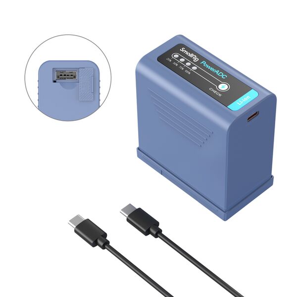 SmallRig NP-F970 USB-C aufladbare Kamerabatterie 