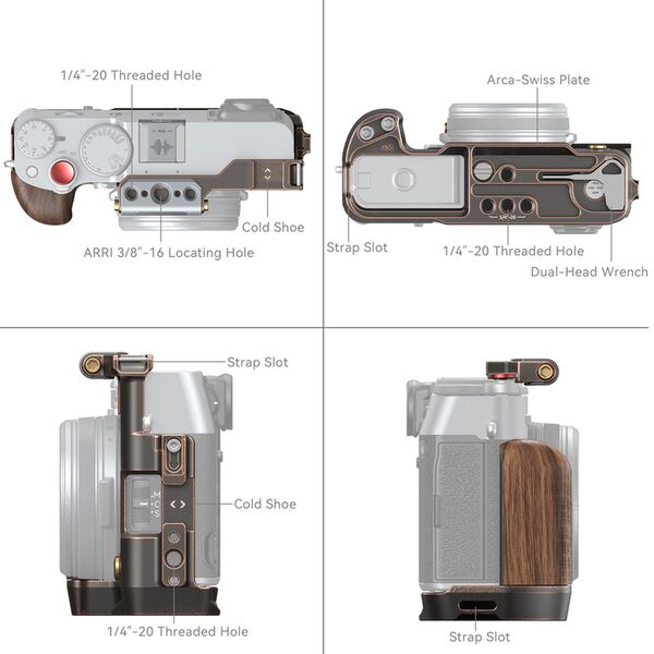 SmallRig Retro Cage 4557 Fujifilm X100VI 