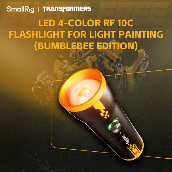 SmallRig RF 10C Tragbares fokussierbares LED-Videolicht (BumbleBee Edition) 