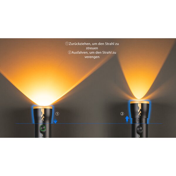 SmallRig RF 10C Tragbares fokussierbares LED-Videolicht (BumbleBee Edition) 