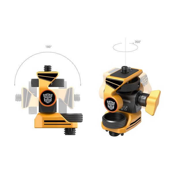 SmallRig Schwenk- und Neige-verstellbare Monitorhalterung (BumbleBee Edition)  mit ARRI 3/8