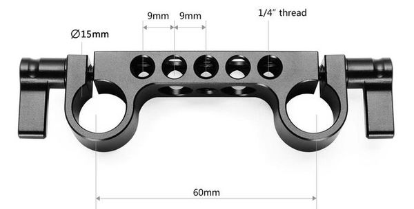SmallRig Superleichter 15mm Rod Clamp v3 942 