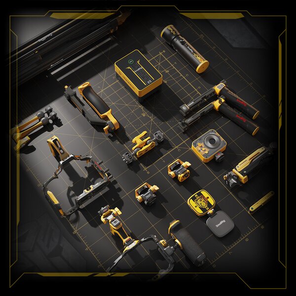 SmallRig Tragegriff für DJI RS 2/3/4 / RSC 2 / RS 3/4 Pro / RS 3/4 Mini (BumbleBee Ed.） 