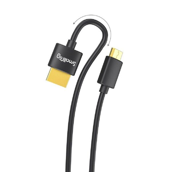 SmallRig Ultra Slim 4K HDMI 2.0 Kabel 3041  Typ C zu Typ A 55cm