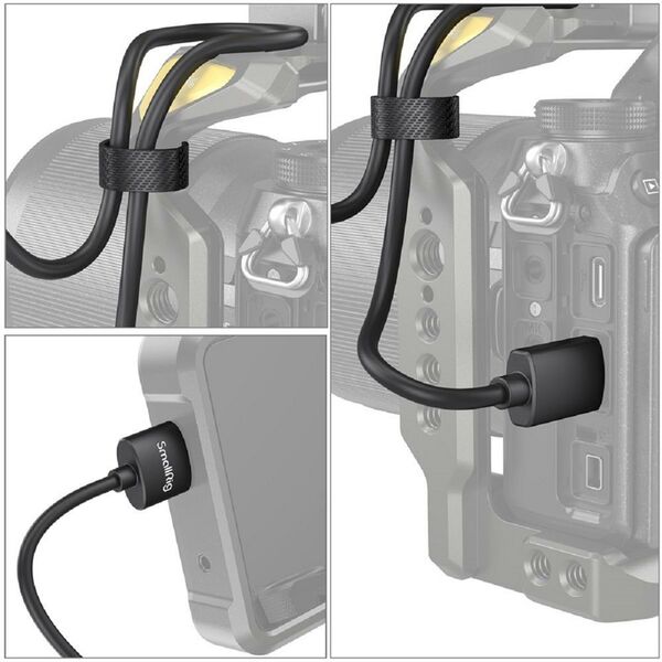 SmallRig Ultra Slim 4K HDMI 2.0 Kabel 3041  Typ C zu Typ A 55cm