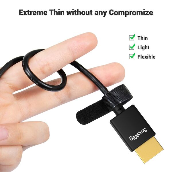 SmallRig Ultra Slim 4K HDMI 2.0 Kabel 3042B  Typ D zu Typ A 35cm