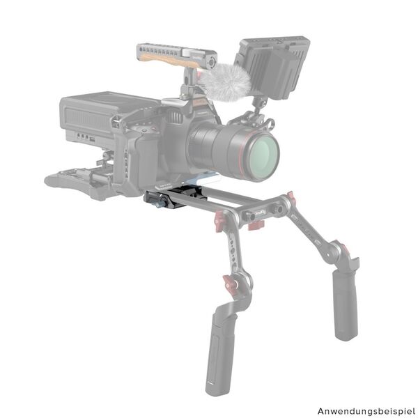 SmallRig Universal LWS Baseplate mit Dual 15mm Rod Clamp 