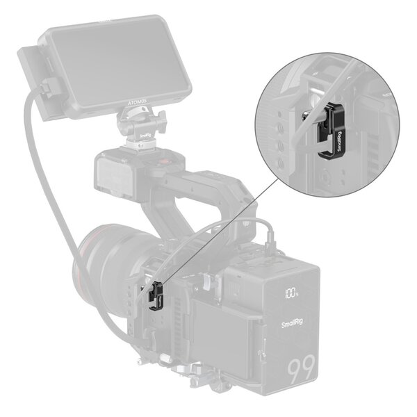 SmallRig USB-C-Kabelklemme für Käfige für Canon EOS C50 