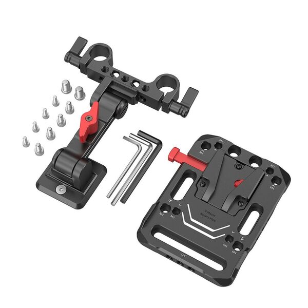 SmallRig V-Mount-Akku-Adapterplatte 2991 mit verstellbarem Arm 