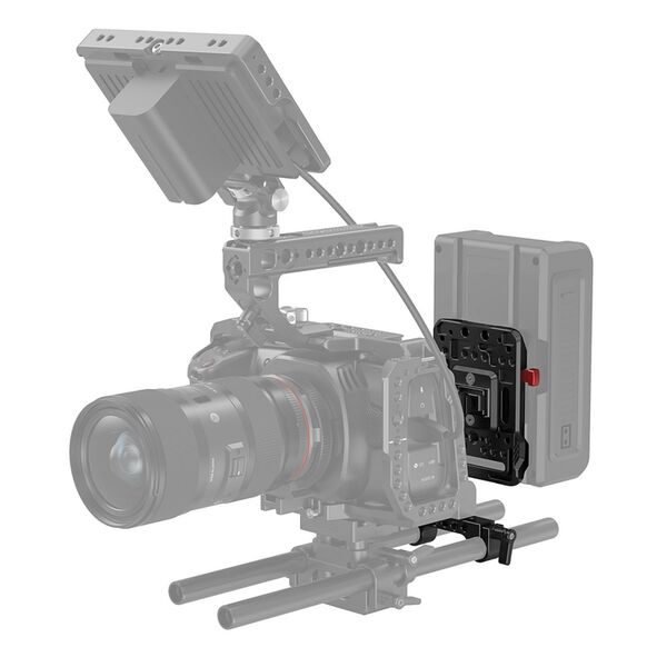SmallRig V-Mount-Akku-Adapterplatte 2991 mit verstellbarem Arm 