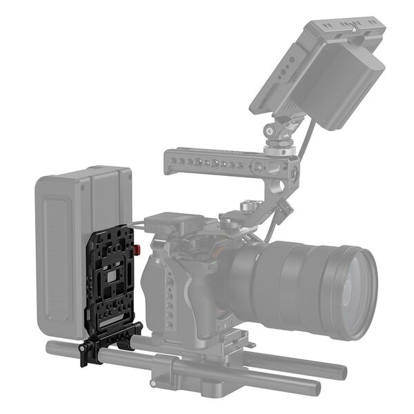 SmallRig V-Mount-Akku-Adapterplatte 2991 mit verstellbarem Arm 