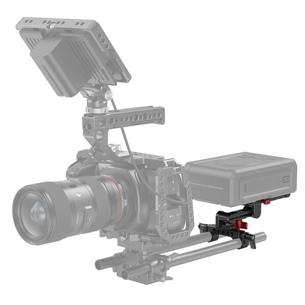 SmallRig V-Mount-Akku-Adapterplatte 2991 mit verstellbarem Arm 