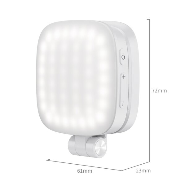 SmallRig Vibe P48 Abnehmbares LED-Videolicht für Mobiltelefone  weiß