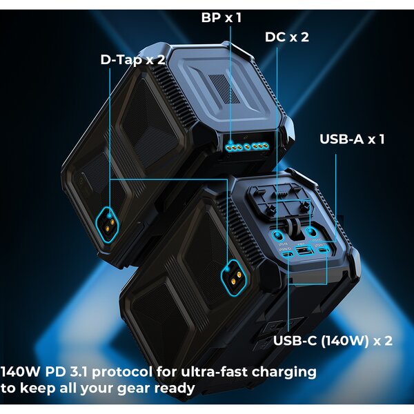 SmallRig X221 Smart V-Mount-Akku: Wasserdicht / Sturzsicher / Staubdicht 