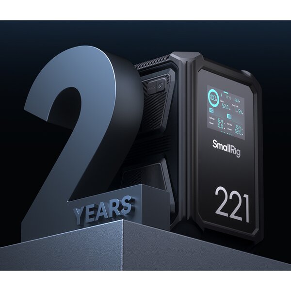 SmallRig X221 Smart V-Mount-Akku: Wasserdicht / Sturzsicher / Staubdicht 